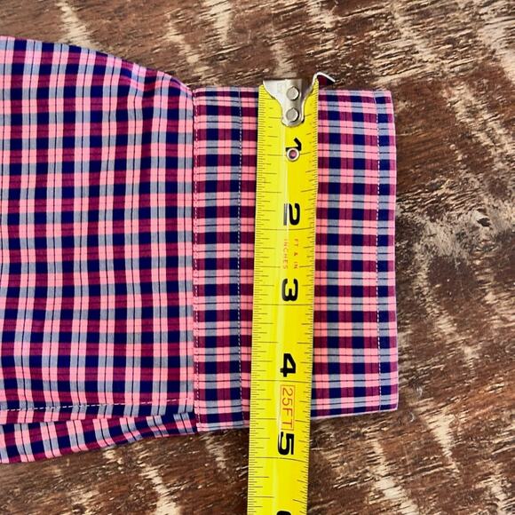 Eton Dress Shirt Mens 18 46 (2XL) Contemporary Fit Multicolor Check Casual - Picture 7 of 11